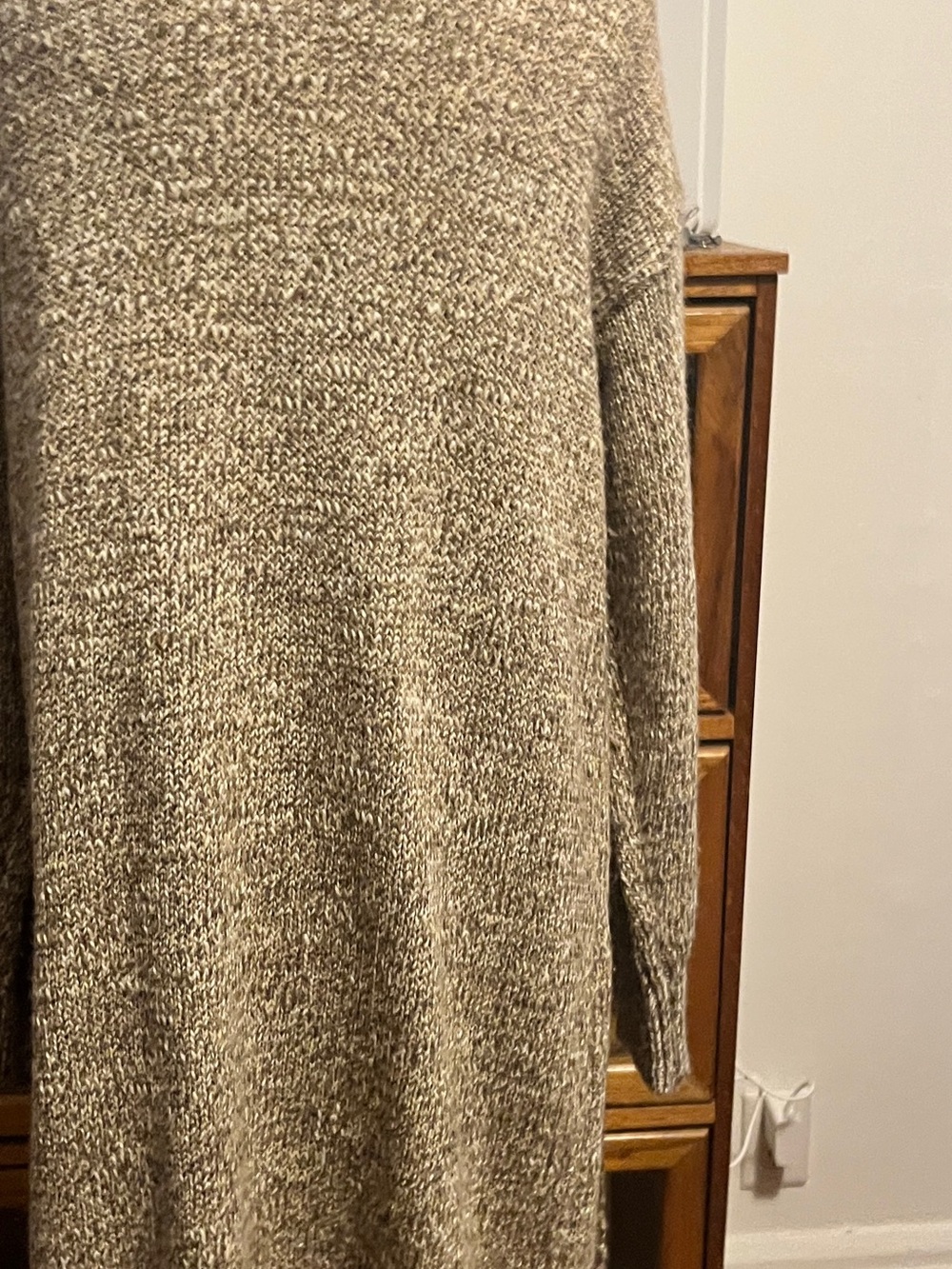 Room 34 Small Marled Knit Long Open-Front Cardigan - Picture 5 of 10